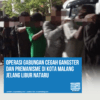 Polresta Malang Kota mengantisipasi gejala brutal gangster bersenjata tajam, sebagaimana sedang marak di Surabaya
