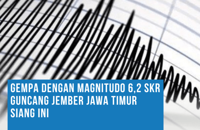 JEMBER JAWA TIMUR DIGUNCANG GEMPA SIANG INI (06/12/22)