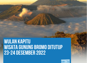 Wulan Kapitu, Wisata Gunung Bromo Ditutup 23-24 Desember 2022