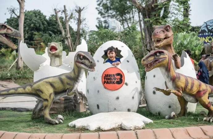 Seru! Batu jadi Wisata Belajar Dino Pertama di Jawa Timur
