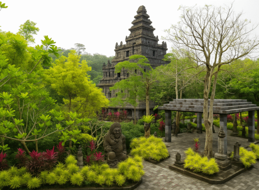 Merasakan Nuansa Alami Arca dan Candi Jawa di Lembah Tumpang Malang.