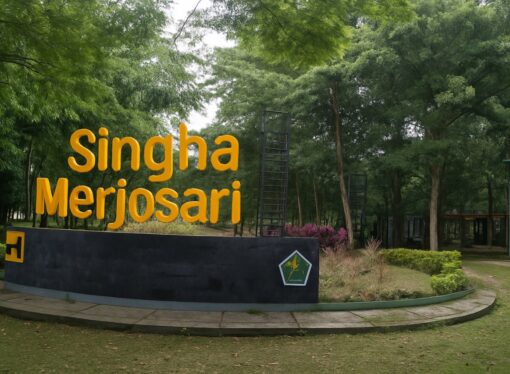 Seru! Bermain sambil Berolahraga di Taman Singha Merjosari Malang