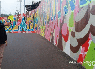 Kelas! Seniman Grafitti di Malang Raya Melarang untuk Menggambar Diatas Makam hingga Bangunan Sejarah